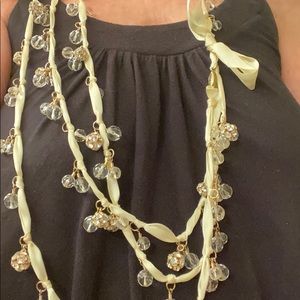 Anthropologie ribbon necklace